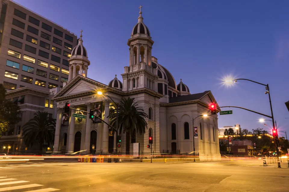 The Basilica of St. Joseph in San Jose, California.